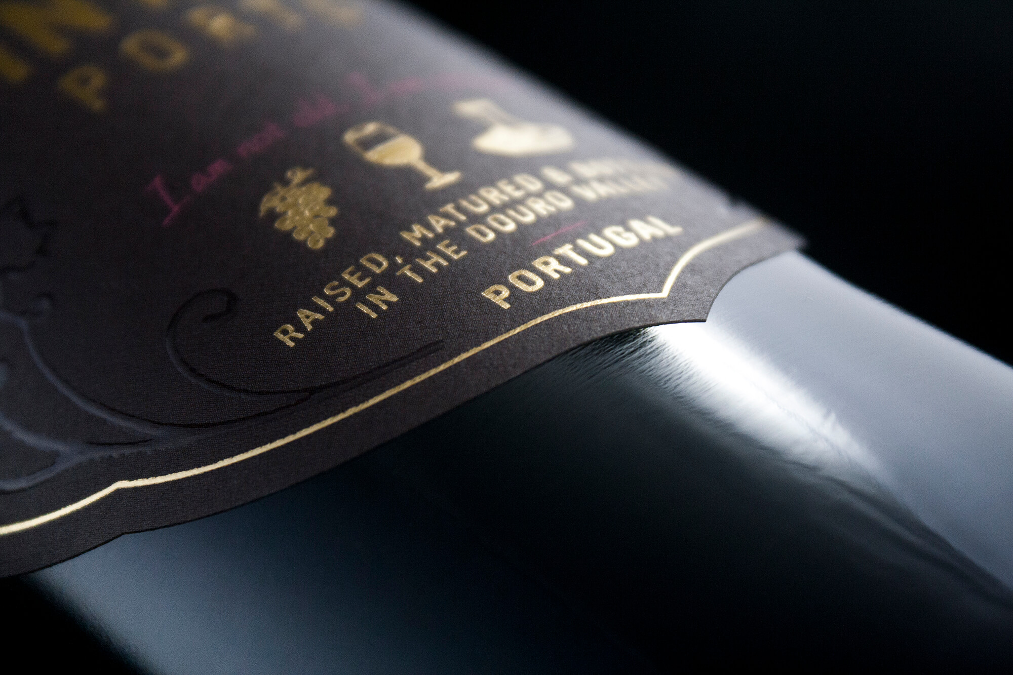 Quevedo Vintage Port Wine label