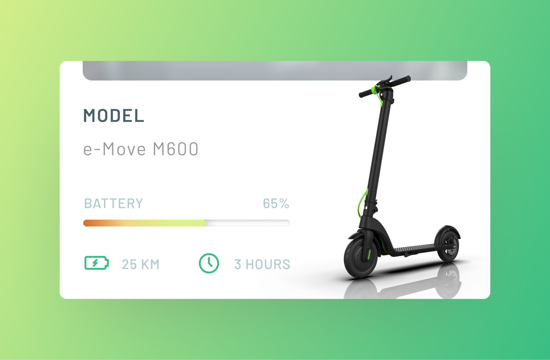 Scooter App - UI design